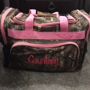 Camouflage duffel bag